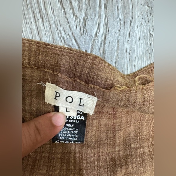 Pol brown Striped Multicolor Long Kimono - Picture 7 of 12